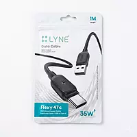 Lyne Flexy 47c (USB to Type C Data Cable) | Startup-41 | Black