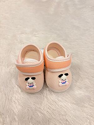 Baby Booties – Unisex Infant Shoes - Puppy Doodle (Peach, 0–6M) Baby Booties – Unisex Infant Shoes - Puppy Doodle (Peach, 0–6M)