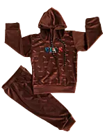Kids Printed Hoodie and Jogger Set