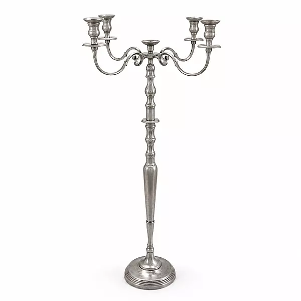 ALUMINIUM CANDLE STAND BIG