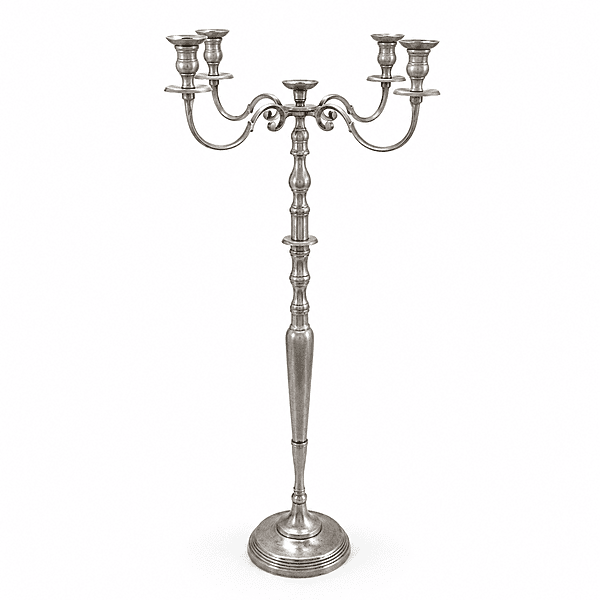 ALUMINIUM CANDLE STAND BIG