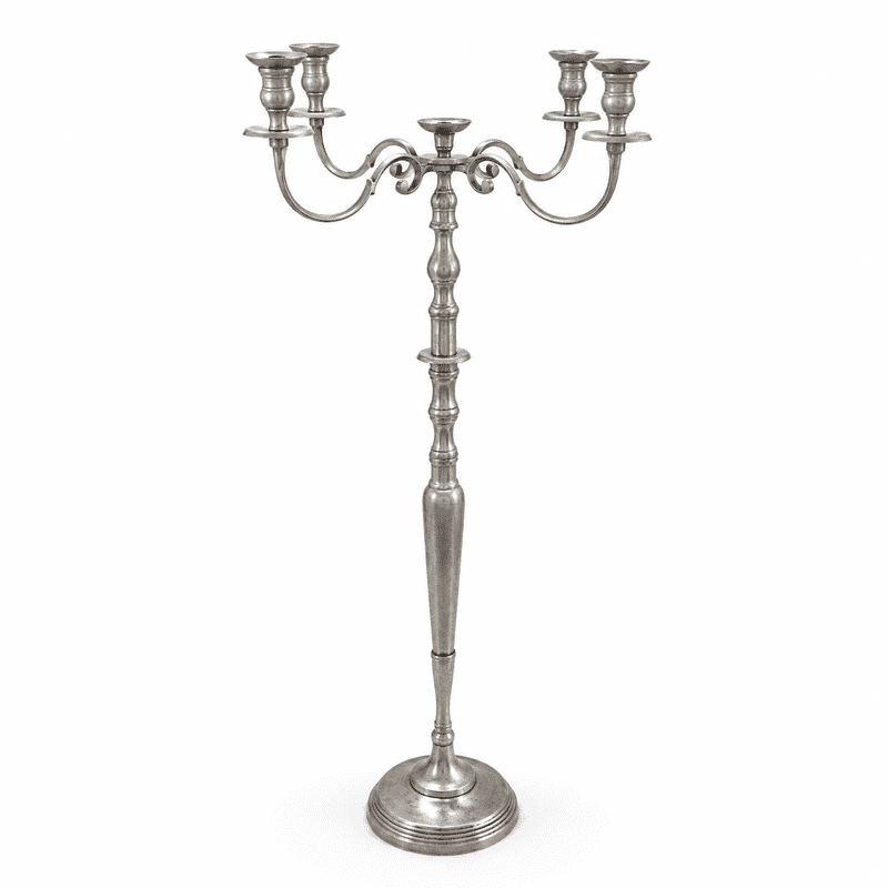 ALUMINIUM CANDLE STAND BIG