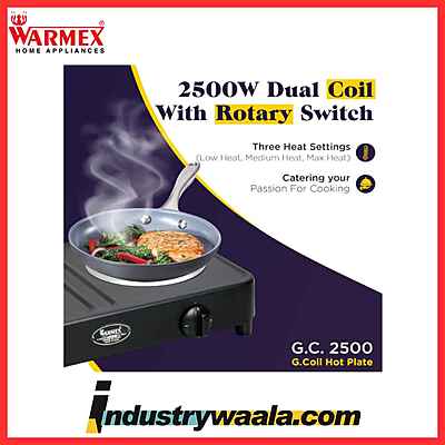 Warmex G C 2500 Hot Plates Fitted with Wire & Plug