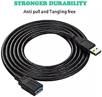 Lapcare LPUSBEXT USB Extension Cable – Extend Connectivity for Keyboards & Mice with Reliable Data Transfer