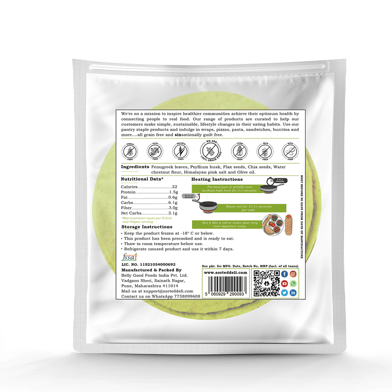 Fenugreek Wrap - Sorted