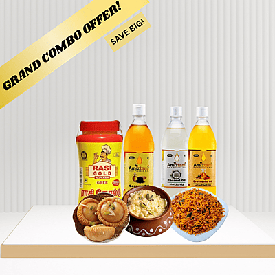 Family Festive Combo – Premium Ghee, Oils, and Traditional Sweets