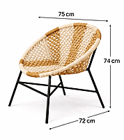 Steppe Weaving Accent Chair