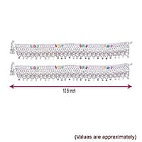 Silver Anklets for women/Kolusu/Chain model