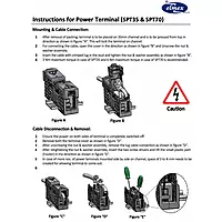 Elmex SPT70 70 mm² Power Terminal Block 192A 1000V DIN Rail