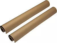 HBMX1877 Pack of 2 Imitation Brown Kraft Paper Roll  440mm x 30m