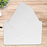 Pack of 12 8x5"" Size Dry Wipe Whiteboards - Presentation Card Size