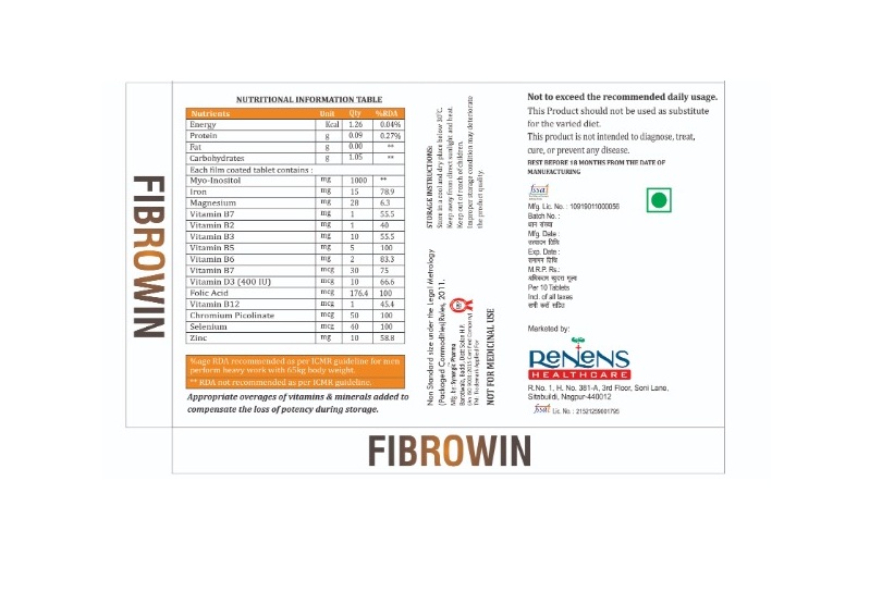 Fibrowin 10 tablets