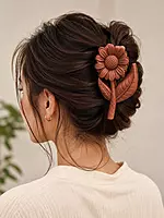 Daisy Flower Hair Claw Clip Set