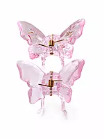Transparent Butterfly Hair Clips Set