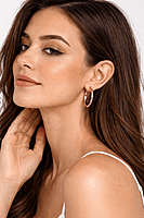 Gold Plated Multi-Stud and Hoop Earring Set with Pearls and Crystals | Anti Tarnish