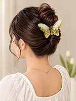 Transparent Butterfly Hair Clips Set