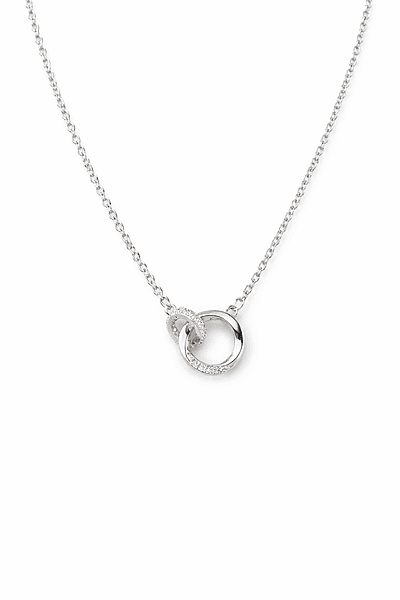 Stainless Steel Interlocking Circle Pendant | Anti Tarnish