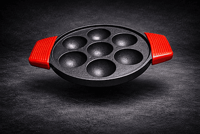 Granny Kitchen Cast Iron Appam Patra| Paniyaram Pan with Handles
