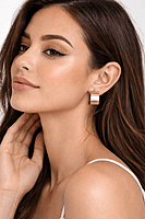 Gold Plated Multi-Stud and Hoop Earring Set with Pearls and Crystals | Anti Tarnish