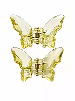 Transparent Butterfly Hair Clips Set