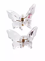 Transparent Butterfly Hair Clips Set