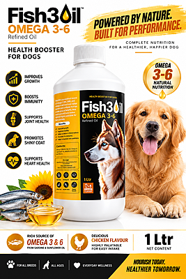 FISH3OIL OMEGA 36 FOR DOGS (CHICKEN FLAVOR)