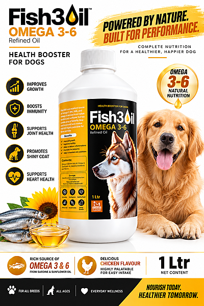 FISH3OIL OMEGA 36 FOR DOGS (CHICKEN FLAVOR) FISH3OIL OMEGA 36 FOR DOGS (CHICKEN FLAVOR)
