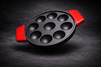 Granny Kitchen Cast Iron Appam Patra| Paniyaram Pan with Handles