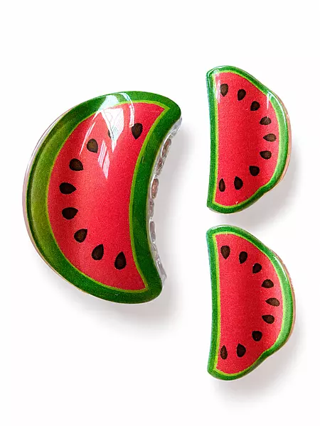 Fruit Motif Hair Clip Set Collection