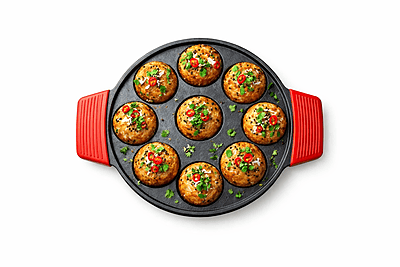 Granny Kitchen Cast Iron Appam Patra| Paniyaram Pan with Handles