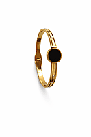 Gold Plated Openable Stainless Steel Bracelet