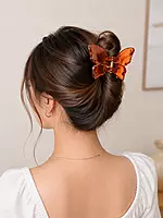 Transparent Butterfly Hair Clips Set