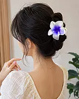 Glossy Resin Flower Hair Clip Set