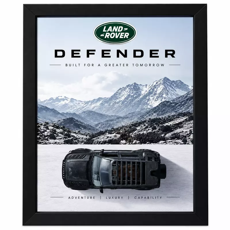 Defender Diecast Car Frame (Plastic Model Car)02