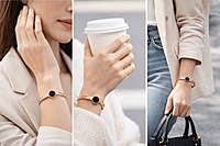 Gold Plated Openable Stainless Steel Bracelet