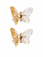 Transparent Butterfly Hair Clips Set