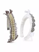 Embellished Pearl, Bow and Crystal Hairbands for Women
