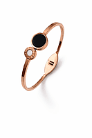 Rose Gold Plated Dual Tone Enamel Bracelet