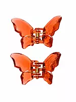 Transparent Butterfly Hair Clips Set