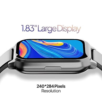 Fire-Boltt Ninja 3 Plus 1.83" Display Smartwatch Full Touch with 100+ Sports Modes with IP68, Sp02 Tracking, Over 100 Cloud Based Watch Faces