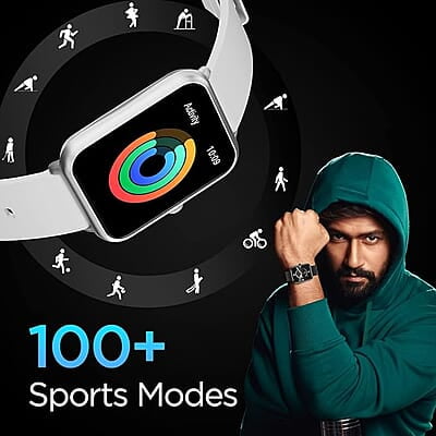 Fire-Boltt Ninja Call Pro Smart Watch Dual Chip Bluetooth Calling, 1.69" Display, AI Voice Assistance with 100 Sports Modes, with SpO2 & Heart Rate Monitoring