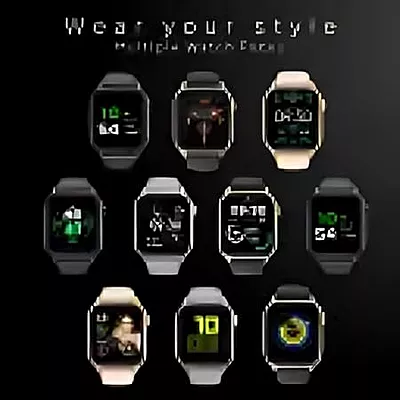 Fire-Boltt Rise BT Calling 47mm (1.85), Voice Assistance & 123 Sports Single BT Connection Smartwatch  (Gold Black Strap, Free Size)