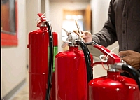 Refilling 4.5 Litre Co2 Type Fire Extinguisher