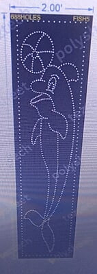 FISH5 FISH 8X2 FT 688 HOLES
