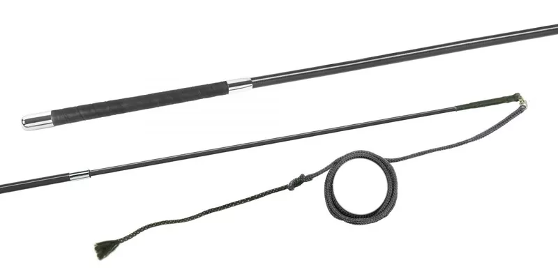 Fleck Lunging Whips - Carbon Composite 2-Part, Telescopic, Wrapped Grip - 72"