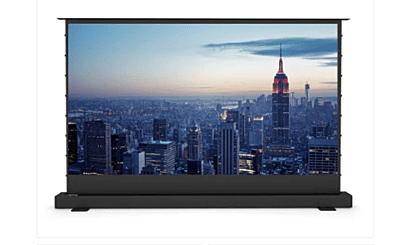 Projector Screen Electric Floor Rising 16:9 – Motorized Retractable Design, Portable & Easy Setup for Movies, Gaming & Presentations