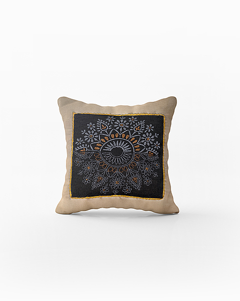 Floral Filigree Cushion Cover