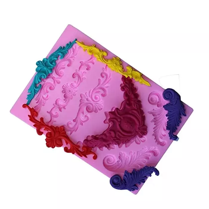 Flower lollipop Fondant mould
