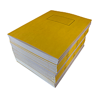 Janrax 9x7"" Yellow 80 Pages Feint and Ruled Exercise Book