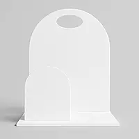 Foldable Hamper Cake Stand White